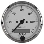 speedometer 80mm 0-120mph Amerikansk Platina elektronisk