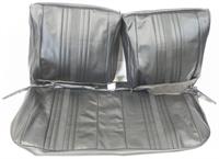 setetrekk sofa foran, svart