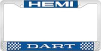 HEMI DART nummerskilt RAMME - BLÅ