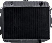 1973 MOPAR B/E-LEGEME ERSTATNING 3 RAD KOBBER RADIATOR - STOR BLOKKERE HÅNDBOK MED SMOG FITTING