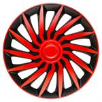 Set wheel covers Kendo 16-inch black/red