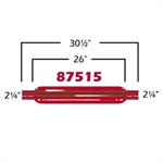 lyddemper 2,25" i / 2,25" ut 77,5 cm totallengde