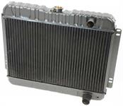 1963-65 CHEVY II/NOVA 8 CYL RADIATOR MT 3 ROW INLET ON PASSENGER SIDE (15-1/2 x 23-1/2" X 2" CORE)