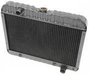 1963-67 NOVA V8 283/327 RADIATOR A/T 3 ROW LH INLET RECESSED SIDE BRCKTS  (15-1/2"X23-1/2"X2" CORE)