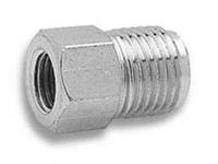 bremserørsnippel mann 1/2" x 20 (10mm tråd) UNF hona 3/8" x 24 UNF invertert fakkel