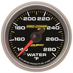 vanntemperaturen måleren, 52mm, 140-280 °F, elektrisk