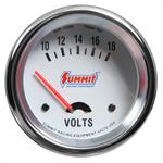 voltmeter, 67mm, 10-18 V, elektrisk