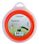 Trimmertråd, rund, orange, 2.4mm, 35m