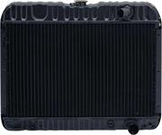 1963-65 CHEVY II/NOVA 8 CYL RADIATOR A/T 4 ROW INLET ON PASSENGER SIDE (15-1/2"X25-1/2"X2-5/8" CORE)