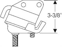 gummi motorbraketten, foran