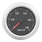 voltmeter, 52mm, 8-18 V, elektrisk