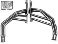 vifte tube, 1 5/8" tube, 3,0" kollektor, full lengde, termisk belegg