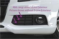 DTM centersplitter karbonfiber-look/abs-plast