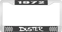 1972 DUSTER plate RAMME - SVART