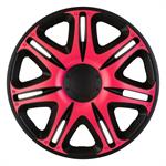 Set J-Tec wheel covers Nascar 14-inch black/pink