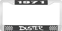 1971 DUSTER plate RAMME - SVART