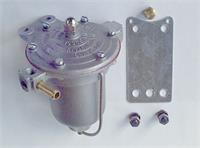 brenseltrykkregulator med filter 85mm dag, 0,1-0,35