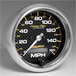 speedometer 86mm 0-160mph Karbon Fiber elektronisk