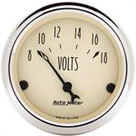 voltmeter, 52mm, 8-18 V, elektrisk