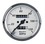 speedometer 80mm 0-120mph Amerikansk Platina mekanisk