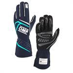 FIRST GLOVES FIA 8856-2018 MY2025 NAVY BLUE / TIFFANY SZ. L