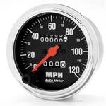 speedometer 86mm 0-120mph Tradisjonell krom mekanisk