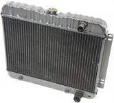 1963-65 CHEVY II/NOVA 8 CYL RADIATOR AT 3 ROW INLET ON PASSENGER SIDE (15-1/2 x 23-1/2" X 2" CORE)