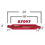 lyddemper, 2" i / 2" ut, runde