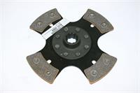 sinterlamell 200mm fast 4-puck hub X (25,4x10) sintret / keramisk