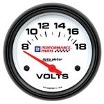 voltmeter, 67mm, 8-18 V, elektrisk