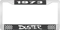 1973 DUSTER plate RAMME - SVART