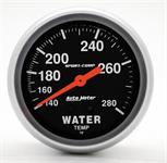 vanntemperaturen måleren, 67mm, 140-280 °F, mekanisk