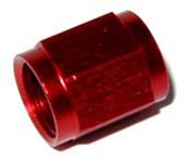 mutter AN3 x 1/8" tube, rød