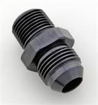 nippel 3/8" NPT x AN8, rett, svart