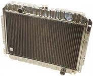 1966 IMPALA / FULL SIZE V8-396 WITH AC, WITH MANUAL TRANS 4 ROW 17-1/2" X 25-1/2" X 2-5/8" RADIATOR