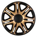 Set J-Tec wheel covers Nascar 13-inch black/gold