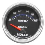 voltmeter, 67mm, 8-18 V, elektrisk