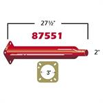 lyddemper, 3" i / 2" ut, runde