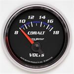 voltmeter, 52mm, 8-18 V, elektrisk