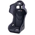 stol HRC-R XL, glassfiber, svart tøy (FIA godkjent)