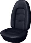 setetrekk Deluxe svart vinyl, foran