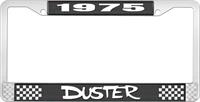 1975 DUSTER plate RAMME - SVART