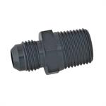 nippel 3/8" NPT x AN6, svart