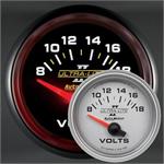 voltmeter, 52mm, 8-18 V, elektrisk