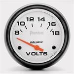 voltmeter, 67mm, 8-18 V, elektrisk