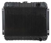 1963-65 CHEVY II/NOVA 8 CYL RADIATOR AT 4 ROW INLET ON PASSENGER SIDE (15-1/2"X23-1/2" X2-5/8" CORE)