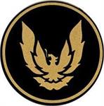 emblem centrumkåpa, guld/svart