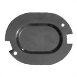 escutcheon gulv, oval, 117 x 102mm