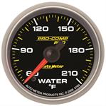 vanntemperaturen måleren, 52mm, 60-210 °F, elektrisk