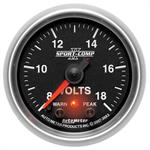 voltmeter, 52mm, 8-18 V, elektrisk